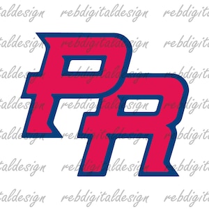 Pr, Puerto Rico, SVG PNG PDF Eps Ai, Instant Digitale Download