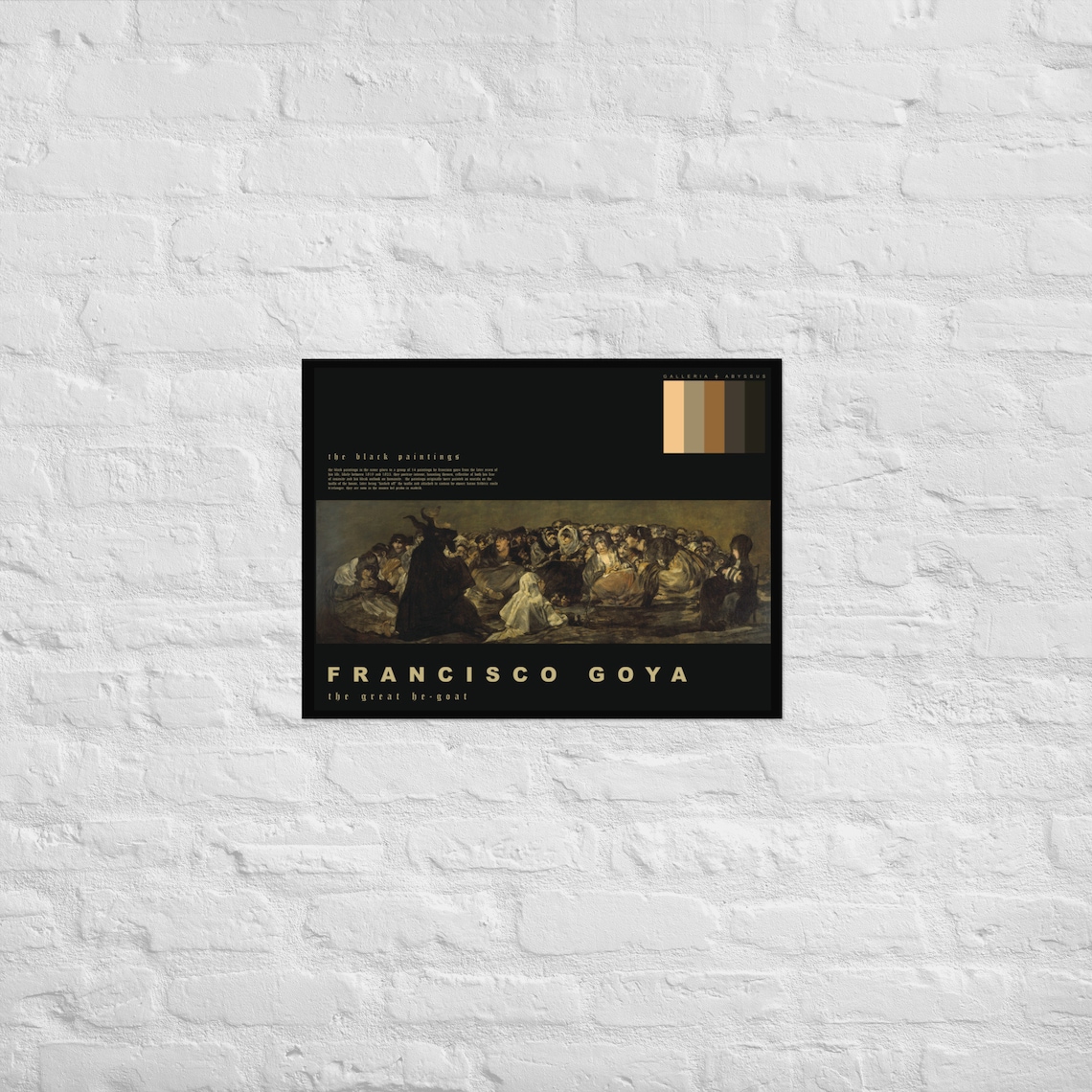The Great He-goat Francisco Goya Fine Art Print - Etsy