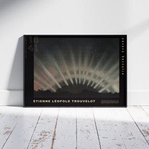 Aurora Borealis - Etienne Leopold Trouvelot, Fine Art Print