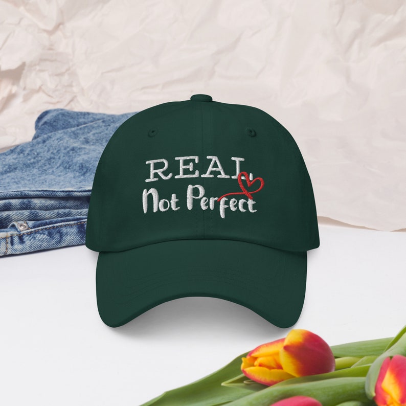 Real Not Perfect Dad Hat | Etsy