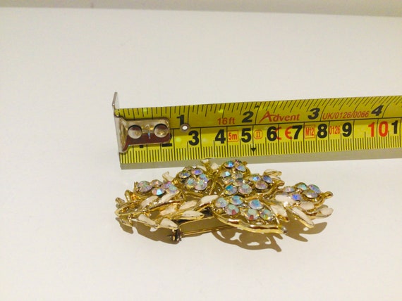 BROOCH VINTAGE  - Stunning Gold plated with beaut… - image 5