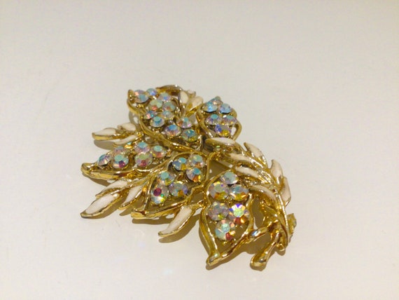 BROOCH VINTAGE  - Stunning Gold plated with beaut… - image 2