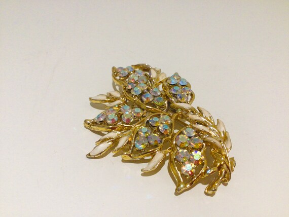 BROOCH VINTAGE  - Stunning Gold plated with beaut… - image 3