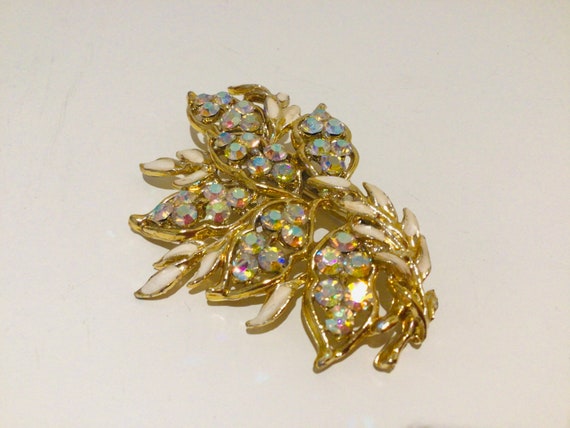 BROOCH VINTAGE  - Stunning Gold plated with beaut… - image 1