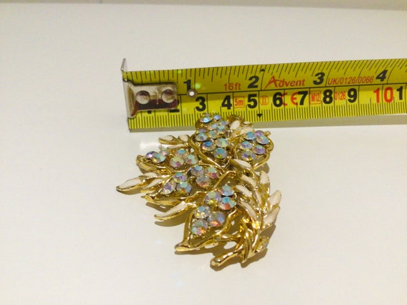 BROOCH VINTAGE  - Stunning Gold plated with beaut… - image 6