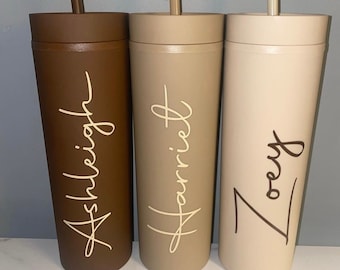 Personalised Matte Skinny Tumbler