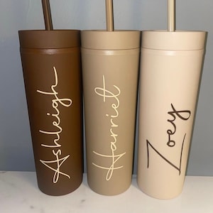 Personalised Matte Skinny Tumbler