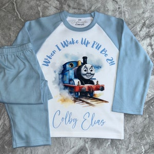 Personalised thomas the tank engine pyjamas hotsell