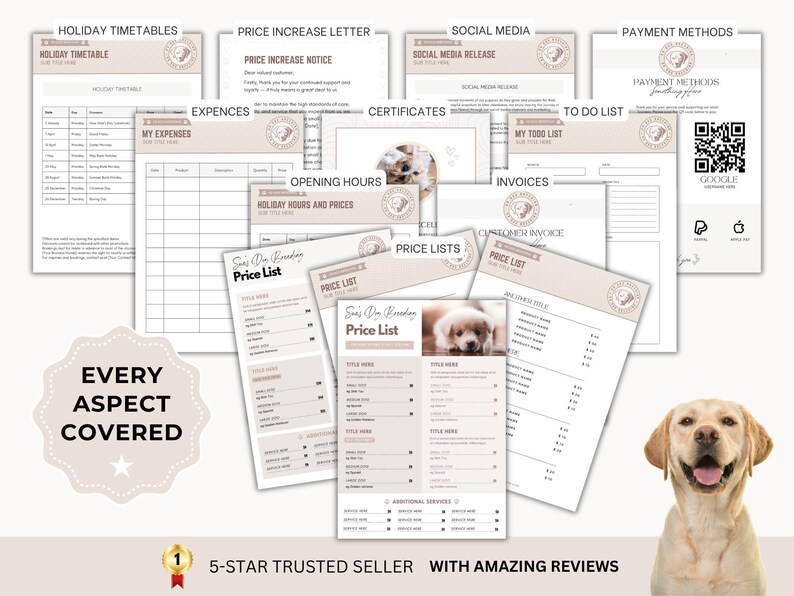Dog Breeder Forms, Breeder Bundle, Breeder Forms, Puppy Sale Contract, Breeder Contract, Dog Whelping Chart, Puppy Forms, Puppy Medical Form 画像 10
