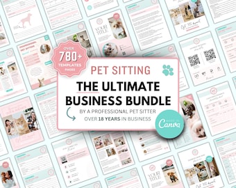 Pet Sitter Service Agreement, Pet Sitter Contract Template, Printable New Client Intake, Editable Pet Sitting Business Form,Pet Social Media