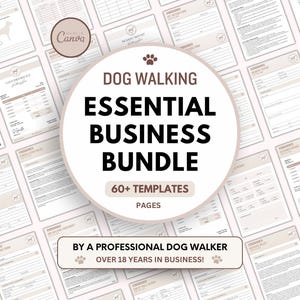ESSENTIAL Dog Walking Business Forms Bundle, Dog Walking Contract, Dog Walking Form, Dog Walker forms, Dog Walking Agreement, Dog Services