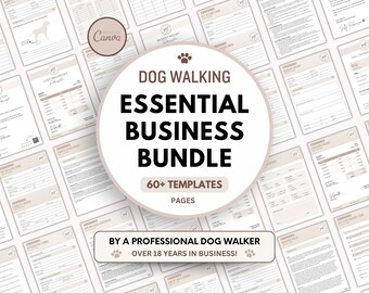 ESSENTIAL Dog Walking Business Forms Bundle, Dog Walking Contract, Dog Walking Form, Dog Walker forms, Dog Walking Agreement, Dog Services