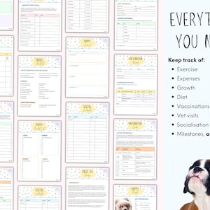 MEGA Puppy Planner, Puppy Guide, Puppy Checklist, Puppy Training Checklist, Puppy First Milestones, Puppy Schedule, Puppy Potty Training immagine 4