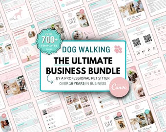 ULTIMATE Dog Walking Business Forms Bundle | Dog Walking Contract | Dog Walking Forms | Dog Walker forms | Dog Walking Logo EDITABLE