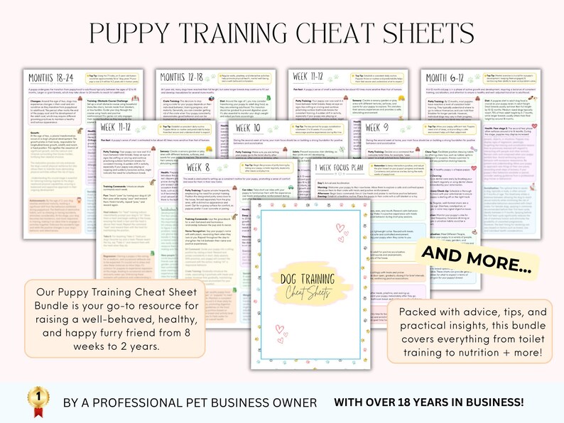 MEGA Puppy Planner, Puppy Guide, Puppy Checklist, Puppy Training Checklist, Puppy First Milestones, Puppy Schedule, Puppy Potty Training immagine 5