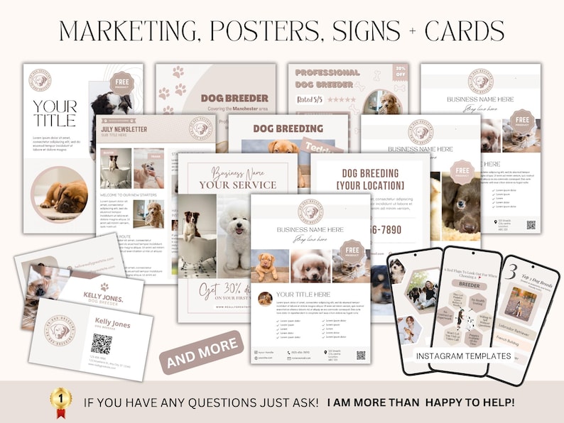 Dog Breeder Forms, Breeder Bundle, Breeder Forms, Puppy Sale Contract, Breeder Contract, Dog Whelping Chart, Puppy Forms, Puppy Medical Form 画像 5