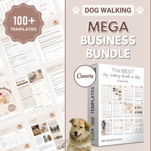 MEGA Dog Walking Business Forms Bundle, Dog Walker Business Form, Dog Walking Start-Up Forms, Dog Walking Contract, Dog Walking Registration