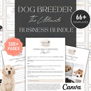 Dog Breeder Forms, Breeder Bundle, Breeder Forms, Puppy Sale Contract, Breeder Contract, Dog Whelping Chart, Puppy Forms, Puppy Medical Form