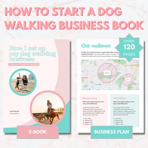 How To Start A Dog Walking Business, Dog Walking Business Plan, Dog Walker Start Up Bundle, Dog Walking Ebook, How To Be A Dog Walker Book