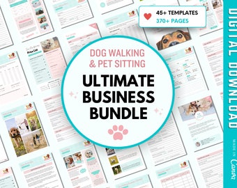 ULTIMATE Dog Walking & Pet Sitting Forms Bundle | Dog Walking Forms | Pet Sitting Forms | Dog Walking Template | Pet Sitting Template