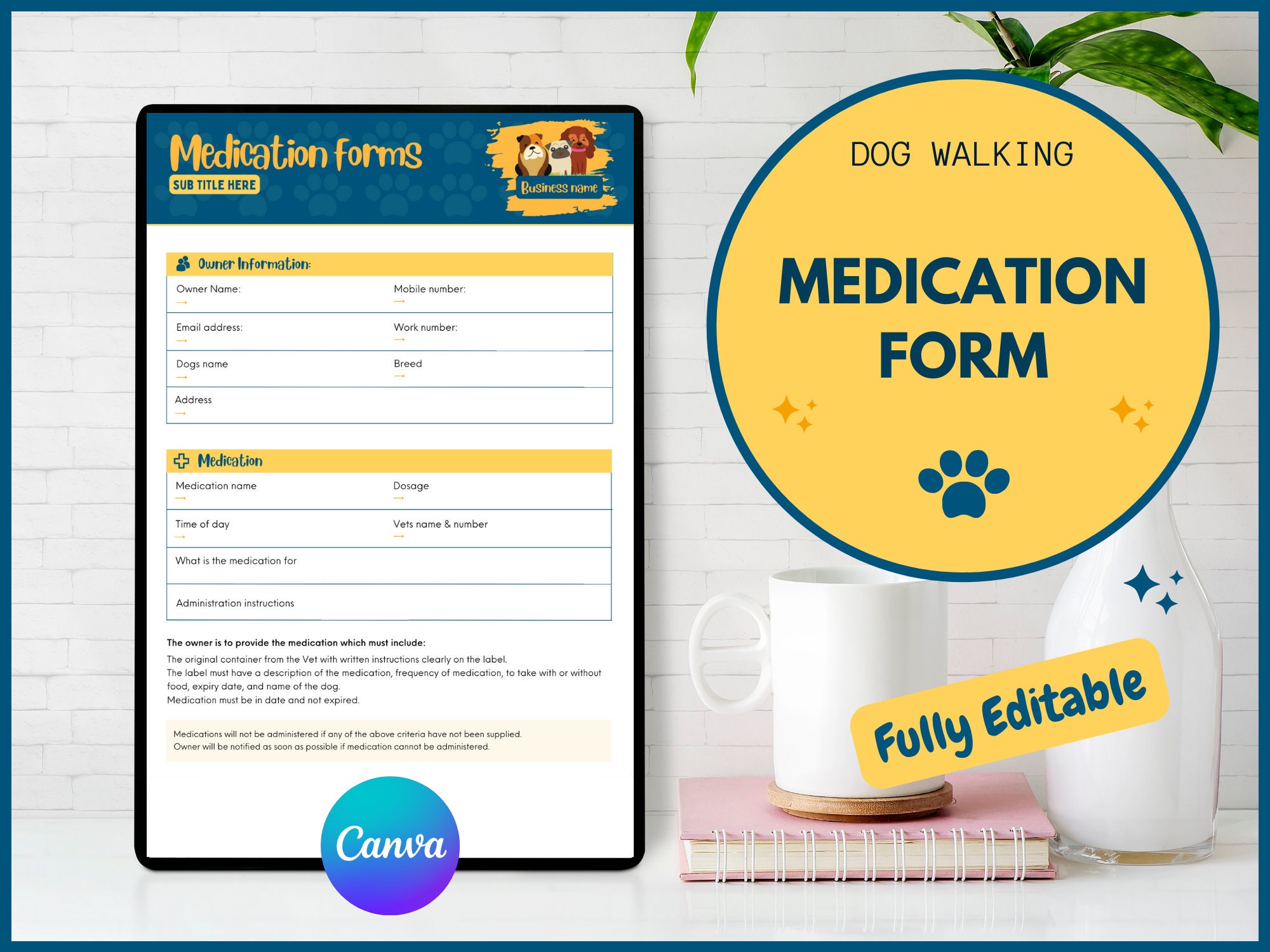 Vet Form - Etsy