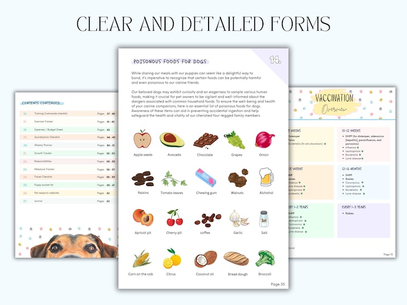 MEGA Puppy Planner, Puppy Guide, Puppy Checklist, Puppy Training Checklist, Puppy First Milestones, Puppy Schedule, Puppy Potty Training immagine 6