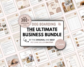 Dog Boarding Business Forms Bundle, Dog Boarding Forms, Service Agreement, Dog Boarding Contract, Dog Boarding Registration, Intake Form