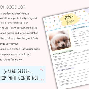 MEGA Puppy Planner, Puppy Guide, Puppy Checklist, Puppy Training Checklist, Puppy First Milestones, Puppy Schedule, Puppy Potty Training immagine 9