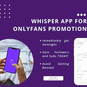 Whisper App For OnlyFans Promotion