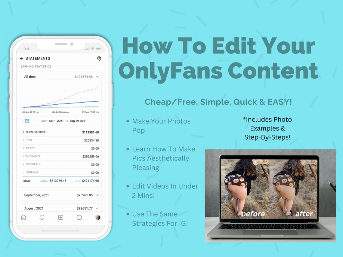 How To Edit OnlyFans Content Quick & Easy - Etsy México