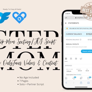 StepMom Sexting/JOI Script For OnlyFans, Fansly, Etc.