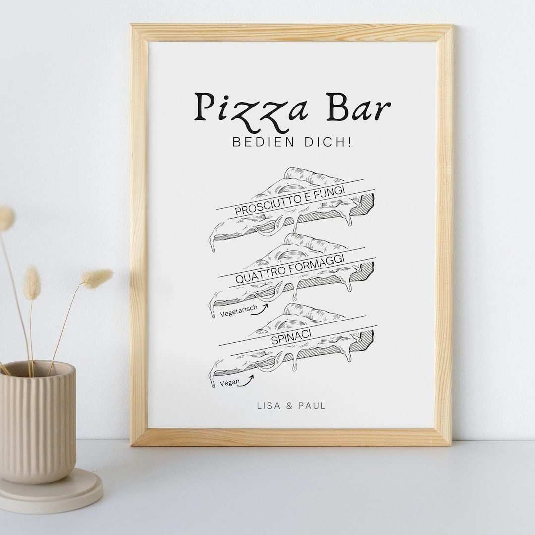 PIZZA Bar Sign for Your Wedding INSTANT DOWNLOAD Menu/ DIY