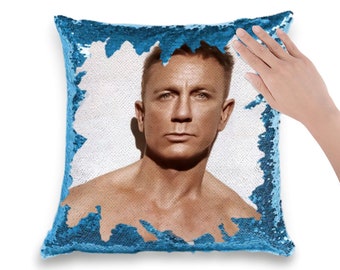 Gift Daniel Craig Cushion Pillow Cover Case 