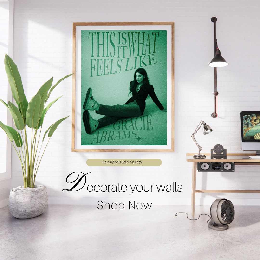 Gracie abrams poster - Etsy 日本