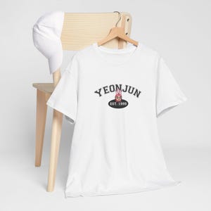 TXT Choi Yeonjun Blue Hour Varsity Tee, Kpop Unisex Shirt, Tomorrow X Together Merch, Casual Graphic Top, Music Fan Gift, Concert Outfit