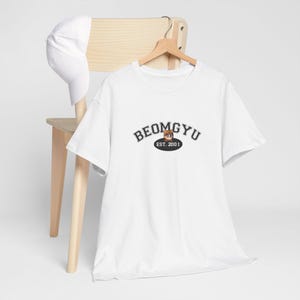 TXT Choi Beomgyu Blue Hour Varsity Tee, Kpop Unisex Shirt, Tomorrow X Together Merch, Casual Graphic Top, Music Fan Gift, Concert Outfit