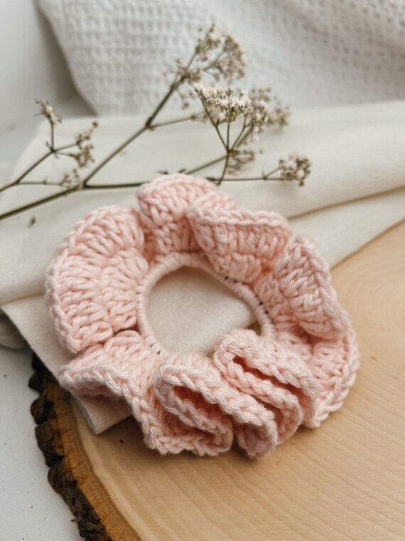 Pinkberry Crochet Scrunchie - Handmade - Ponytail Holder  display picture 1