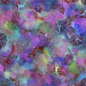 Mystic Leaves By Oasis Fabrics  Cotton Quilt Fabric