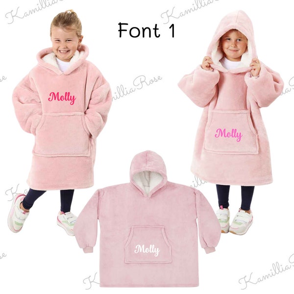Oversized Blanket Hoodie Personalised Etsy UK