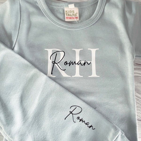 Adults Personalised Lounge Sets | Loungewear | Matching | Family | Unisex | Customised | Letter & Name | Initials | Mum | Dad | Comfy Wear