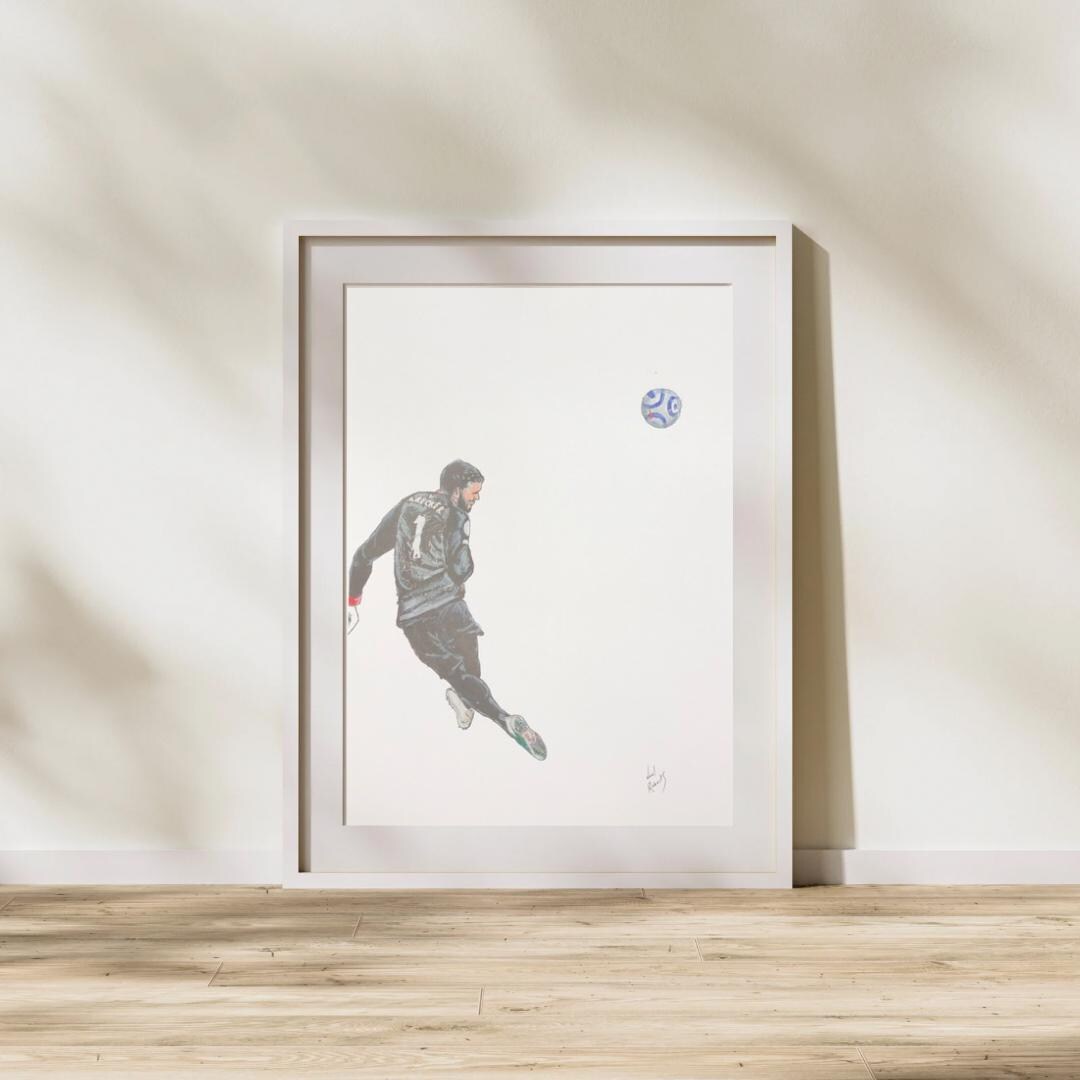 Alisson Becker Poster | Liverpool Poster | Football Wall Art Print ...