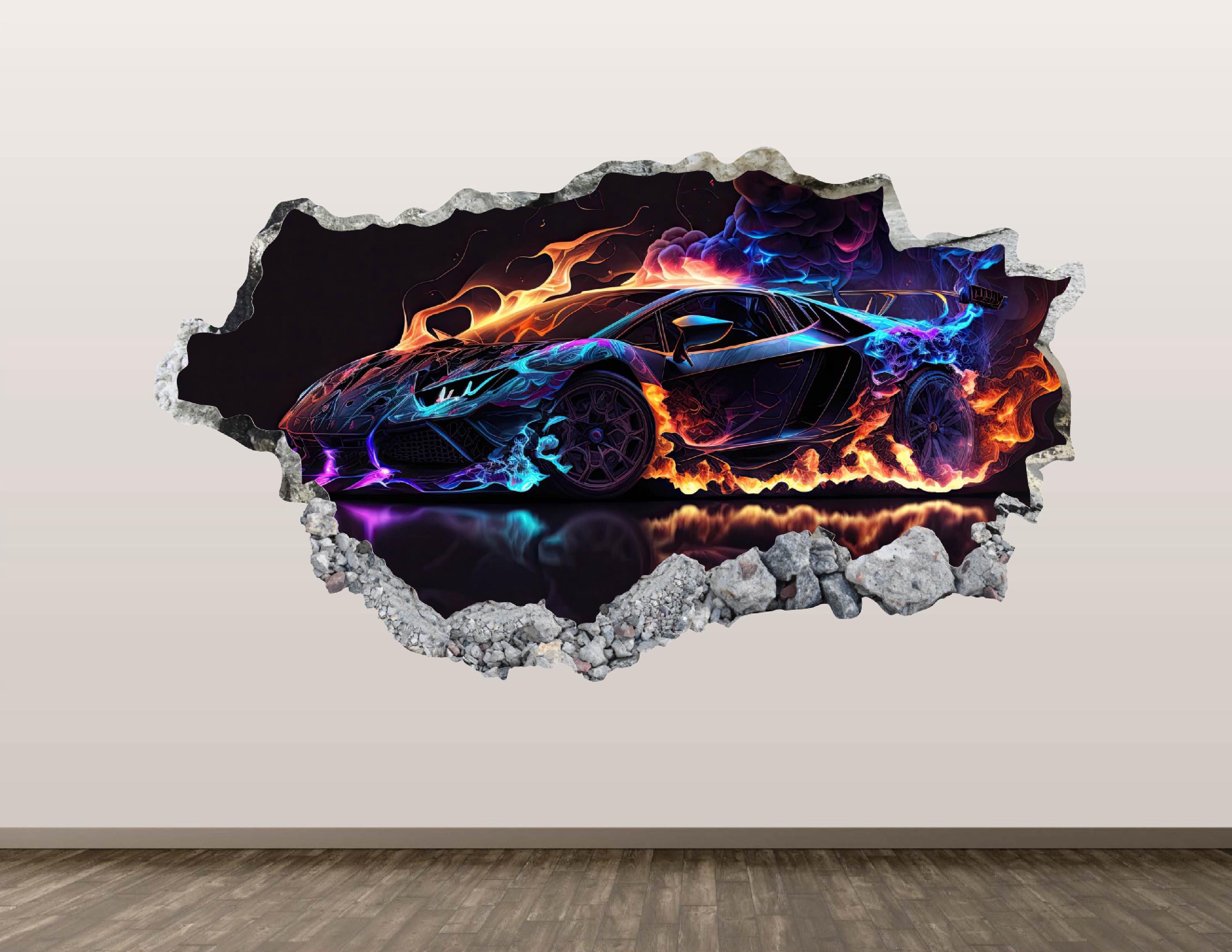 Neon Lamborghini - Etsy