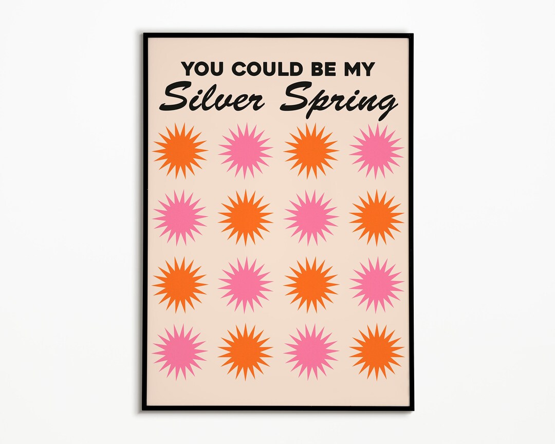 SILVER SPRING Fleetwood Mac Silver Springs Lyrics Print Music Print