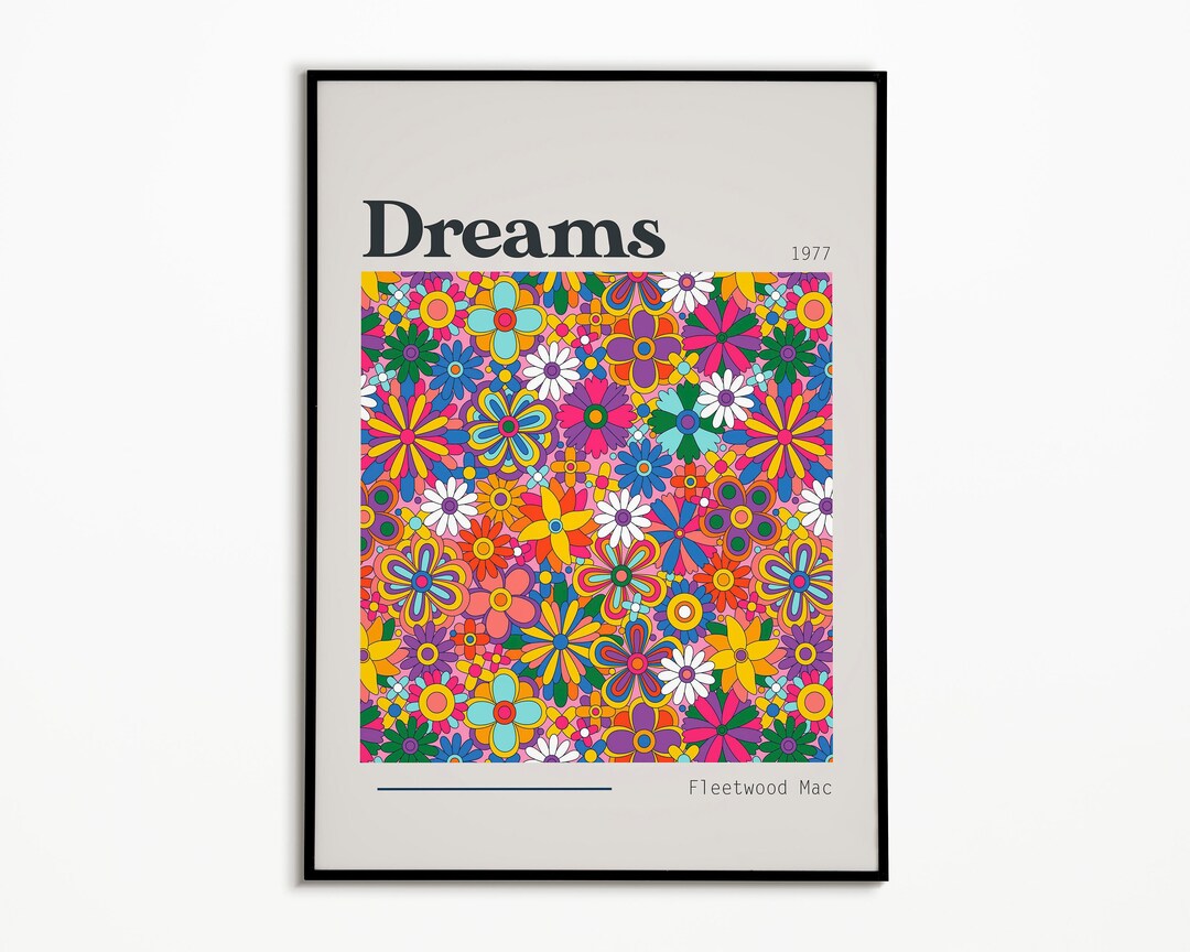 DREAMS FLEETWOOD MAC Inspired Wall Print Lyrics Print - Etsy