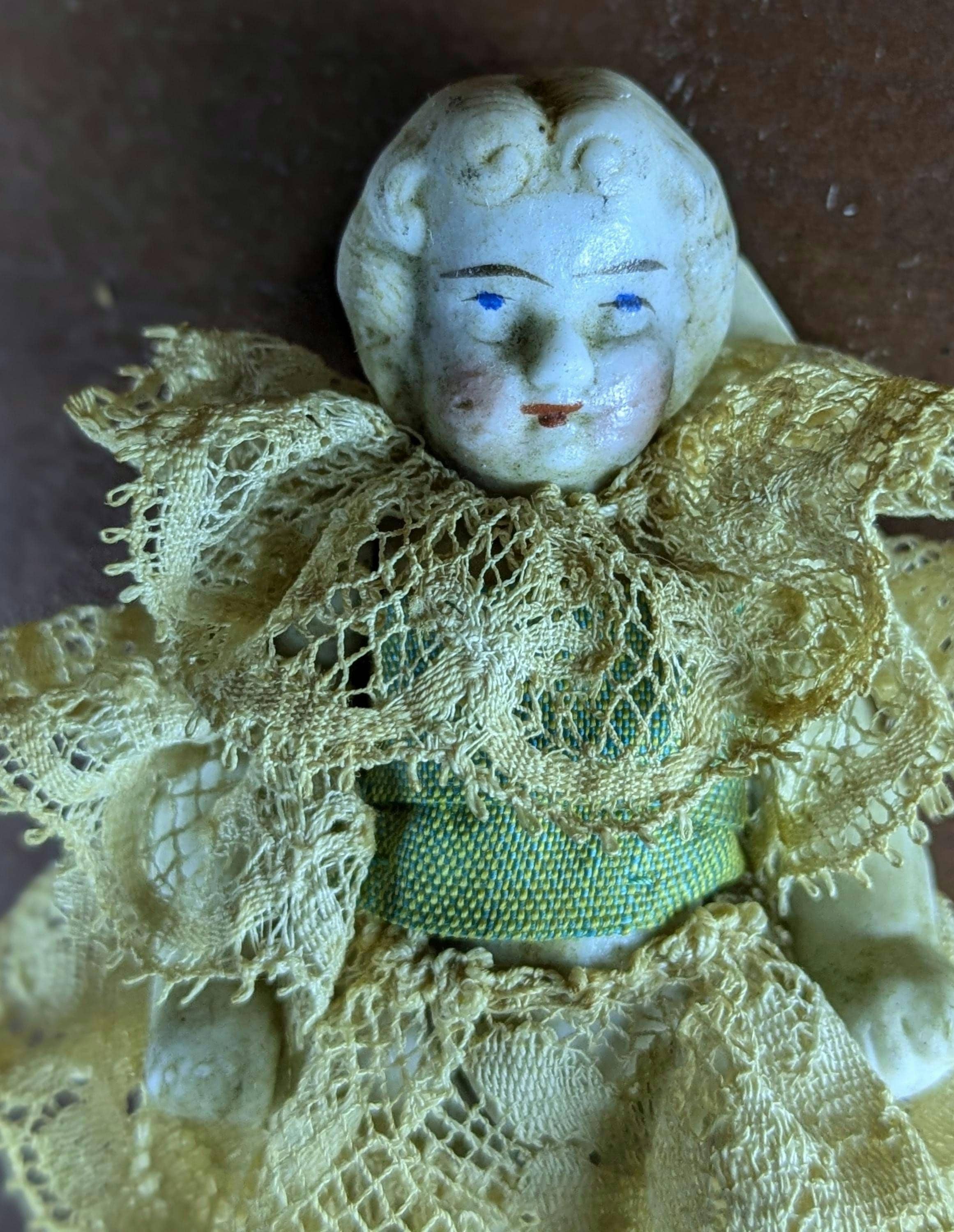 Tiny german bisque antique doll - Etsy 日本