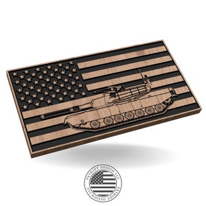Abrams Tank Flag - SVG
