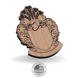 Blank Family Crest - SVG