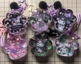 Resin Paw Keychain Handmade (only one)