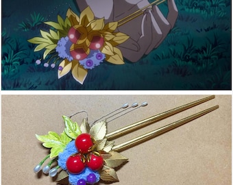 Kou Shuurei and Shi Ryuuki Imperial Flowers Hair pin Hair Stick