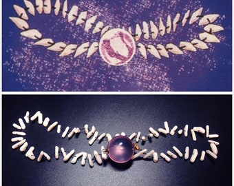 Shikon Jewel Purple Crystal Ball Necklace and Bracelet